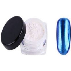 POLVERE EFFETTO SPECCHIO - MIRROR - SIRENA (COLORE BLU)